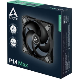 Arctic ACFAN00287A Ventilador P14 Max 14cm Negro 400-2800 RPM 0 dB - Refrigeración silenciosa y potente