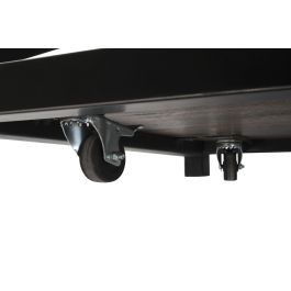 DKD Home Decor Mesa Centro Vintage Marron Oscuro Negro Mango Metal 74 x 44 x 116 cm