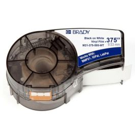 Brady Cinta de Vinilo B-595 Negra sobre Blanca para BMP21-PLUS, BMP21-LAB, BMP21, IDPAL, LABPAL 9.53 mm X 6.40 m Precio: 61.49999966. SKU: B16VRZMT4P