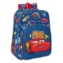 Mochila Escolar Cars Racing Azul marino 27 x 33 x 10 cm