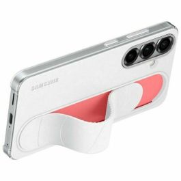 Samsung Standing Grip Case para Galaxy S25, Funda con Soporte Antideslizante, Blanco