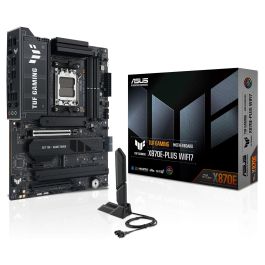 ASUS TUF GAMING X870E-PLUS WIFI7 Placa Base ATX, AMD X870E, Zócalo AM5 para AMD Ryzen 7000/8000/9000 Series, DDR5-SDRAM, Wi-Fi 7, Bluetooth 5.4