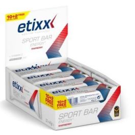 Etixx Energy Sport Barritas, Frutos Rojos, con Carbohidratos para Atletas de Resistencia, 12 Unidades Precio: 27.5. SKU: B13LLBLD99