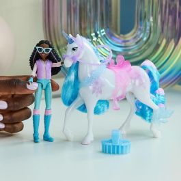 Spinmaster SPI6072675 Figuras Layla + Glaciar Unicorn School - 5 Accesorios Incluidos - A partir de 4 Años