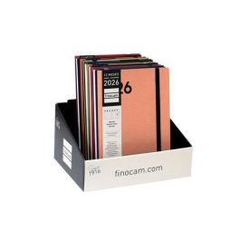 Agenda Anual (2026) Finocam Dynamic Mara Cosida Tapa Flexible Con Goma Y10 140X204 S/V Surtido Expositor De 14 Precio: 130.5000004. SKU: B1B6L936FN