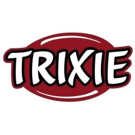 Trixie Caja de transporte Capri 2 para perros y gatos, Plástico, tamaño XS-S (37x34x55 cm), hasta 8 kg, Gris claro y oscuro