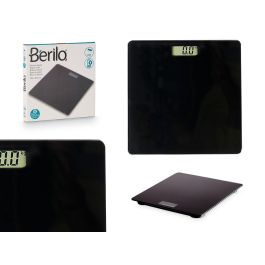 Báscula Digital Negra Berilo 26x26x2 cm, Vidrio, Peso Máximo 150KG (10 Unidades) Precio: 53.78999945. SKU: B18GBGL746