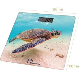 Little Balance Báscula personal electrónica 8653 USB 180 kg / 100 g Patrón tortuga verde