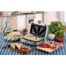 Ariete 1972/01 Sandwichera 3 en 1 Party Time para Donuts y Cupcakes, Azul