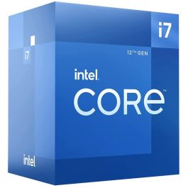 Intel Core i7-12700F Procesador de Escritorio Socket LGA 1700, 25MB Smart Cache, DDR4/DDR5, Caja