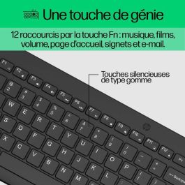 HP Combinación Teclado y Ratón Inalámbricos HP 330, Layout Internacional US, Cómodos y Precisos para Viajar
