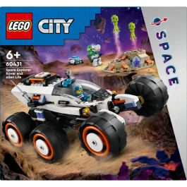 LEGO 60431 City Róver Explorador Espacial y Vida Extraterrestre, vehículo con 6 neumáticos, suspensión avanzada, incluye minifiguras y alienígenas