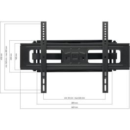 ONE FOR ALL WM4661 Soporte de pared inclinable y giratorio para pantallas de 32 a 84 cm