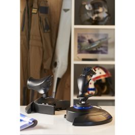 Thrustmaster T.Flight Hotas 4 Palanca de mando para PC y PlayStation 4, USB 2.0, Negro/Azul