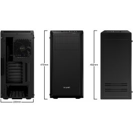 be quiet! PURE BASE 600 Midi Tower PC Negro con Ventana Lateral ATX/microATX/Mini-ITX