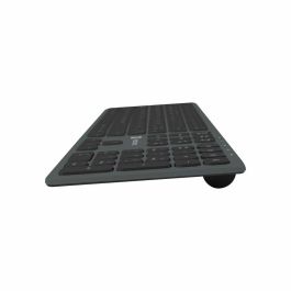 NATEC NKL-1830 Teclado Inalámbrico RF Wireless + Bluetooth QWERTY Español Completo 100% Membrana 109 Teclas Negro/Gris NATEC NKL-1830 Teclado Inalámbrico RF Wireless + Bluetooth QWERTY Español Completo 100% Membrana 109 Teclas Negro/Gris