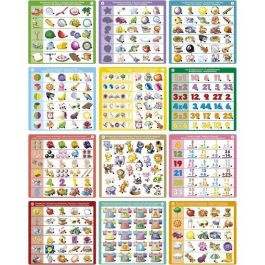 Educa EDU8412668203938 Juego Educativo Logic - 90 Preguntas, 12 Temas, Formato Libro - A partir de 3 años