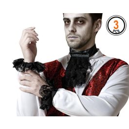 Set Accesorios Vampiresa Negro Halloween