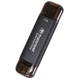 Transcend ESD310C SSD Externo 1TB USB 10Gbps Tipo C/A - Unidad de Estado Sólido Portátil