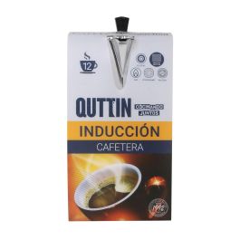 Cafetera de aluminio para 12 servicios con inducción Quttin (6 Unidades) Cafetera de aluminio para 12 servicios con inducción Quttin (6 Unidades)