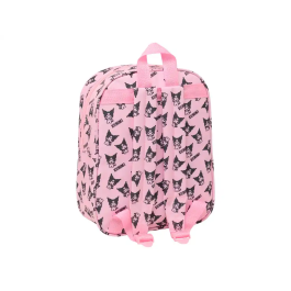SAFTA Mochila 3D Kuromi Hello Kitty Guarderia Preescolar 27cm