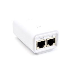 Ubiquiti Adaptador PoE 24V 1.0A RJ-45 Blanco Protección ESD y Sobretensiones para airGateway