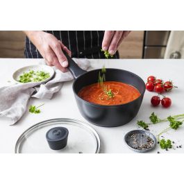 Cazo de aluminio forjado Masterchef 16 cm, grosor 2.8 mm (6 Unidades) Cazo de aluminio forjado Masterchef 16 cm, grosor 2.8 mm (6 Unidades)