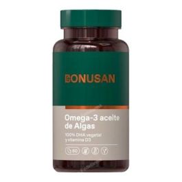 BONUSAN Aceite de Algas Omega-3 DHA 60 Cápsulas. Soporte cerebral y visual, apto para veganos Precio: 32.7900001. SKU: B18GXST58G