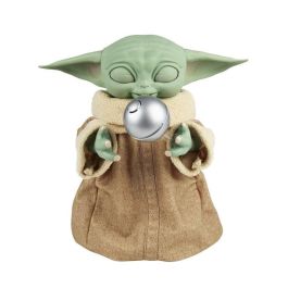 HASBRO Galactic Snackin Grogu Figura Animatronic The Child Mandalorian Star Wars 23cm con 40+ sonidos y movimientos