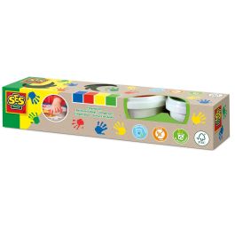 Ses Creative Pintura con los dedos ECO - Set de 4 colores. Ecológica, fabricada con materiales naturales y envases reciclados. Precio: 23.94999948. SKU: B1ENEYGD8F