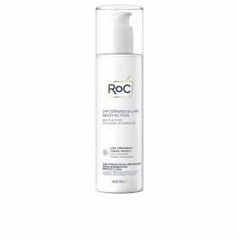 Roc Leche Desmaquillante 3 en 1 Limpiador Facial 400 ml Elimina Maquillaje Tonifica Hidrata Todo Tipo de Pieles