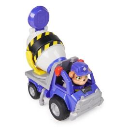 Spin Master 6066540 Paw Patrol Camión Mezclador del Cachorro Mix Vehículo Clásico con Tambor Giratorio y Almacenamiento