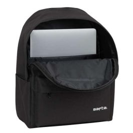 Cartera Escolar Safta Day Pack Ordenador 14,1-' Basic Negro 310x160x400 mm Cartera Escolar Safta Day Pack Ordenador 14,1-' Basic Negro 310x160x400 mm