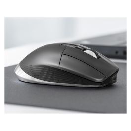 3DCONNEXION CadMouse Pro Wireless 3DX-700116 Ratón Inalámbrico Ergonómico para CAD, 7 Botones, 7200 DPI, Bluetooth/USB