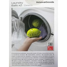 Bolas para Lavar la Ropa sin Detergente Delieco InnovaGoods Pack de 2 uds Bolas para Lavar la Ropa sin Detergente Delieco InnovaGoods Pack de 2 uds