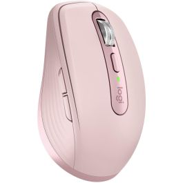 Logitech LOG1687828952016 Ratón Inalámbrico MX Anywhere 3S Bluetooth Clics Silenciosos 6 Botones Rosa