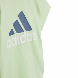 Conjunto Deportivo para Bebé Adidas Bl Cotton Set Infantil Azul Verde Claro