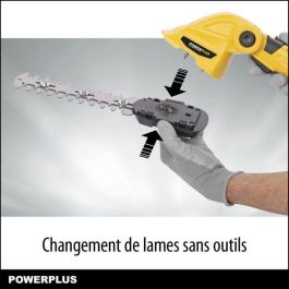 POWERPLUS Tijeras cortacésped y escultores de setos 7.2V - Ancho de corte: 100 mm POWERPLUS Tijeras cortacésped y escultores de setos 7.2V - Ancho de corte: 100 mm