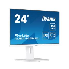 MONITOR IIYAMA 24" PROLITE XUB2492HSU-W6, IPS, 100HZ, 0,4MS, USB, HDMI, DISPLAYPORT, ALT 2x2W, ALTU, GIRO, INCLI, PIVOT, BLANCO Precio: 159.50000022. SKU: B17R7MADSQ