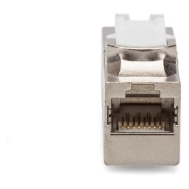 Digitus Acoplador modular CAT 6A, apantallado, RJ-45, RJ-45, Níquel