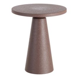 Mesita Marrón Acero 50,50 X 50,50 X 61 cm