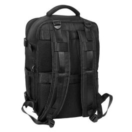 Safta Mochila de Viaje para Cabina, Apta para Portátil de hasta 15,6 Pulgadas, en Color Negro y Dimensiones 440x290x190 mm