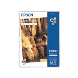 Epson Papel Mate de Alto Gramaje, A4, 50 Hojas de 167g. Matte Paper Heavy Weight Precio: 18.49999976. SKU: S8405047