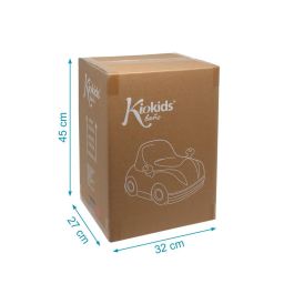 KioKids Orinal Infantil Coche Rojo con Retrovisores, Respaldo y Tapa Extraíble para Aprendizaje y Operación Pañal +12 Meses
