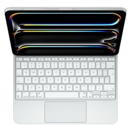 Apple Magic Keyboard para iPad Pro 11 (M4) Teclado QWERTY Inglés Trackpad Blanco