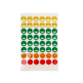 Liderpapel Gomets Escolares Bolsa 12 Hojas 48 Caras Por Hoja Colores Surtidos 20mm Diámetro