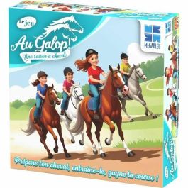 Megableu MEG3760046781598 Au Gallop - Juego de mesa - ¡Prepara tu caballo, entrénalo, gana la carrera!