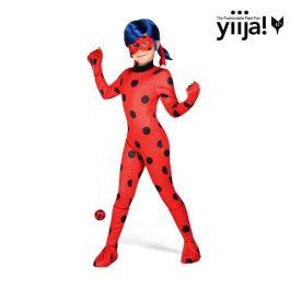 Disfraz infantil lady bug 12/14 años con peluca