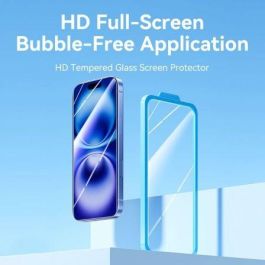 Protector de Pantalla de Cristal Templado Vention KUNTCA-10 para iPhone 16 + Herramienta de Instalación Protector de Pantalla de Cristal Templado Vention KUNTCA-10 para iPhone 16 + Herramienta de Instalación