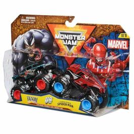 Spin Master SPI1728686262276 Pack de 2 Vehículos de Fundición a Presión 1:64 - Marvel Monster Jam - Juguete para Niños de 3 Años+